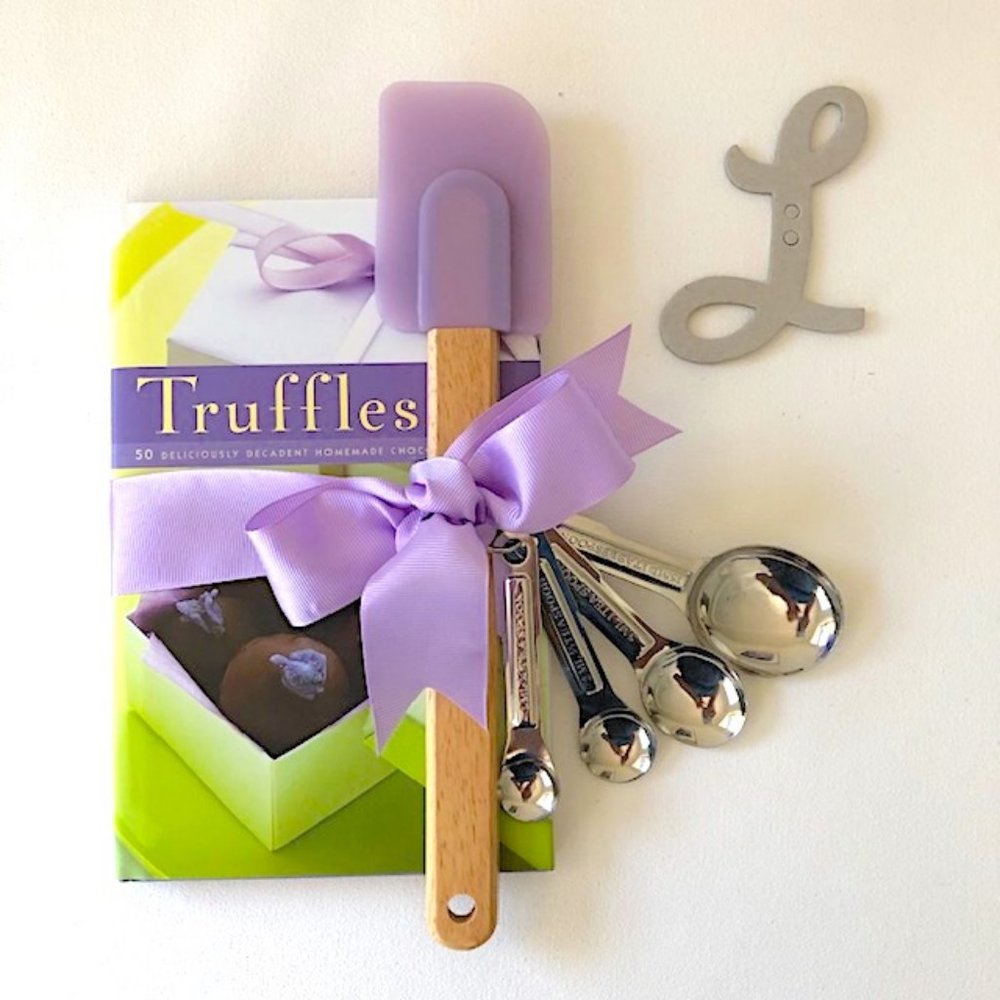 Chocolate Truffle Cookbook & Spatula Gift
